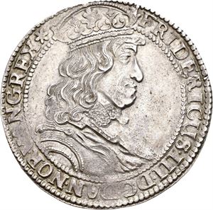 FREDERIK III 1648-1670 Speciedaler 1654. S.6