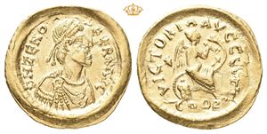 Zeno. Second reign, AD 474-491. AV semissis (2,20 g)