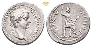 Tiberius, AD 14-37. AR denarius (3,64 g)