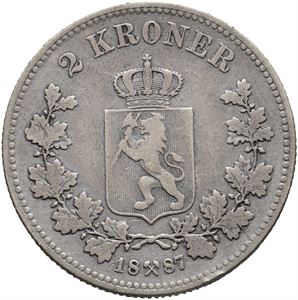 2 kroner 1887