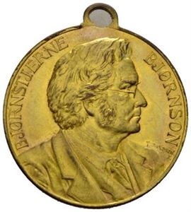 17. mai (1900). Bjørnstjerne Bjørnson. Forgylt bronse