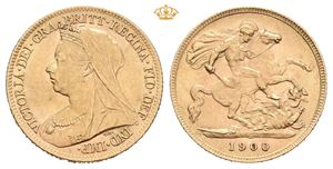 Victoria, 1/2 sovereign 1900