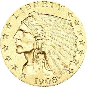 2 1/2 dollar 1908