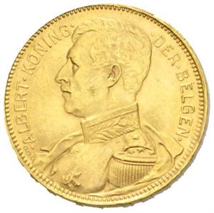 Albert, 20 francs 1914. Flamsk.