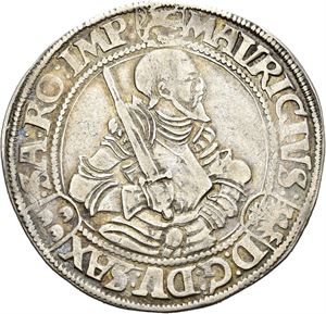 Moritz, taler 1549, Annaberg