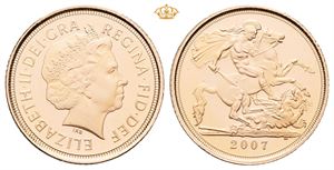 England. Elizabeth II, 1/2 sovereign 2007