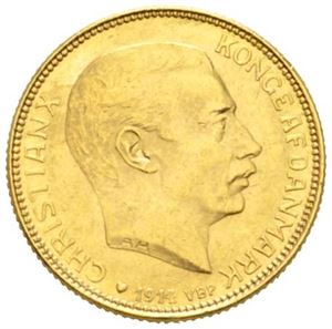 Christian X, 20 kroner 1914.