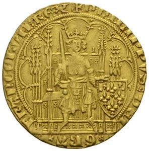 Philip VI 1328-1350, ecu d`or (1337)