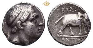 SELEUKID KINGS of SYRIA. Antiochos III Megas. 222-187 BC. AR drachm (3,95 g)