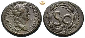 SYRIA, Seleucis and Pieria, Antioch. Vespasian, AD 69-79. Æ as (26 mm, 17,64 g).
