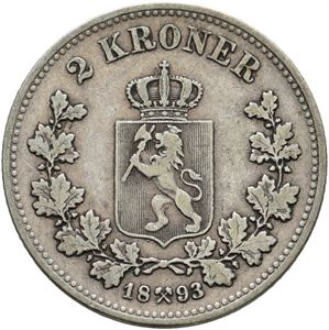 2 kroner 1893