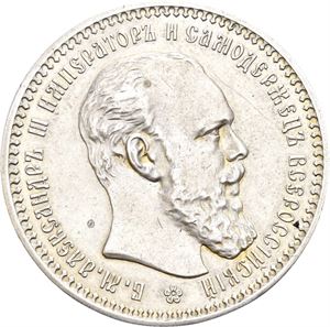 Alexander III, rubel 1893