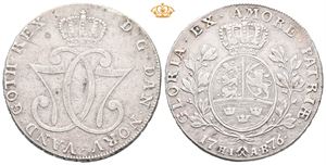 Speciedaler 1776. Liten ripe på advers/minor scratch on obverse