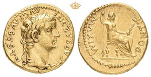 Tiberius, AD 14-37. AV aureus (19 mm; 7,56 g)