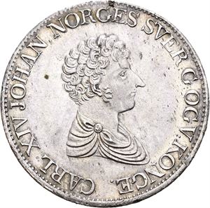 Carl XIV Johan 1818-1844. Speciedaler 1831. Små blankettfeil/minor planchet defects
