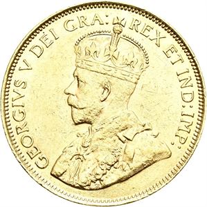 George V, 10 dollar 1912