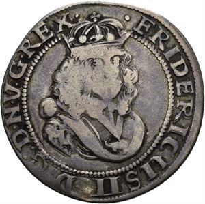 FREDERIK III 1648-1670. 1/8 speciedaler 1661. S.46