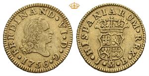 1/2 escudo 1756. Madrid