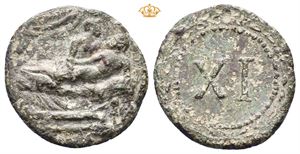 Anonymous issues in the time of Tiberius, AD 14-37. Æ tessera (22mm, 4,61 g)