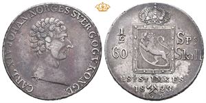 1/2 speciedaler 1823/1