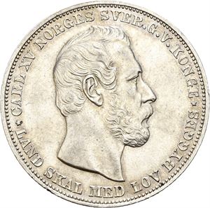 Carl XV 1859-1872. Speciedaler 1869