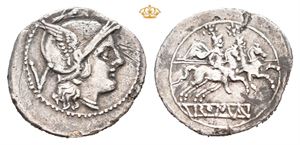 Anonymous, 211-208 BC. AR quinarius (2,09 g)