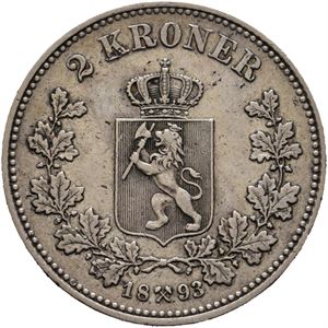 2 kroner 1893