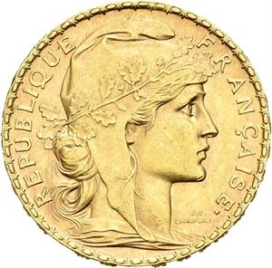 3. republikk, 20 francs 1909