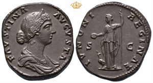 Faustina Junior. Augusta, AD 147-175. Æ sestertius (30,78 g).