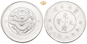 China. Yunnan, Kuang Hsu, dollar u.år/n.d. (postum 1920-1922)