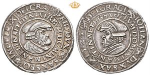 "Tykk" guldengroschen 1523. (27,36 g). Annaberg. R.