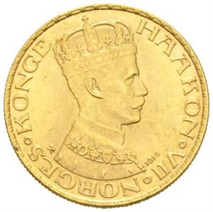 Haakon VII, 20 kroner 1910.