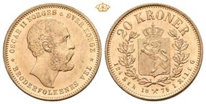 20 kroner 1878 Gull.