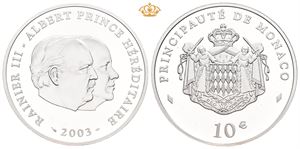 Rainier III, 10 euro 2003