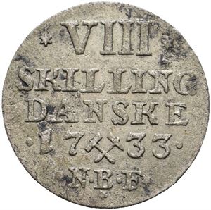 8 skilling 1733