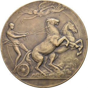 OL Antwerpen 1920. Deltagermedalje. Bronse. 60 mm