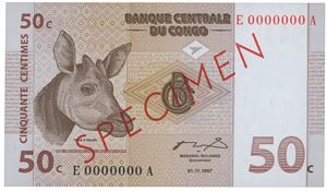 Congo Dem.rep. 50 centimes