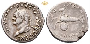 Vespasian. AD 69-79. AR denarius (3,28 g).