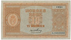 10 kr 1951