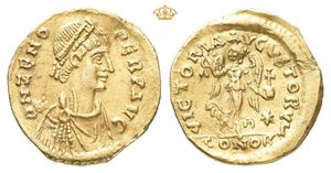 Zeno. Second reign, AD 474-491. AV semissis (1,43 g)