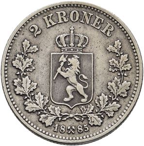 2 kroner 1885