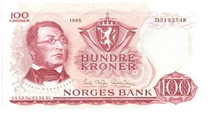 100 kroner 1965. D5192748