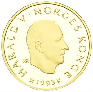 1500 kroner 1994. OL mynt nr.4.