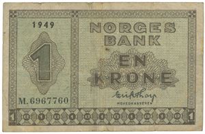 1 kr 1949