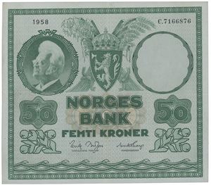 50 kroner 1958 C