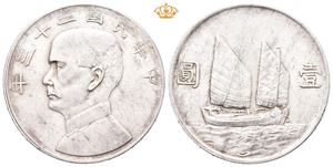 China. Sun Yat-sen, dollar år 23 (=1934)