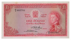 1 pound 7.9.1964. No. G/3 885761