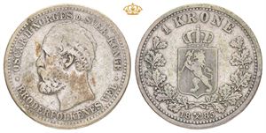 1 krone 1885