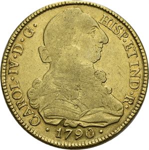Carl IV, 8 escudos 1790 P