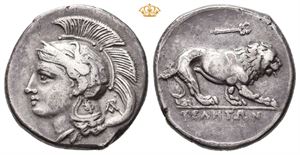 LUCANIA, Velia. Circa 280 BC. AR nomos (7,44 g)